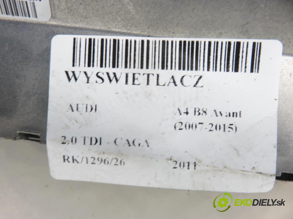 AUDI A4 Avant (8K5, B8) KOMBI 2011 105,00 2.0 TDI - CAGA 1968,00 ZOBRAZIT: 8T0919604