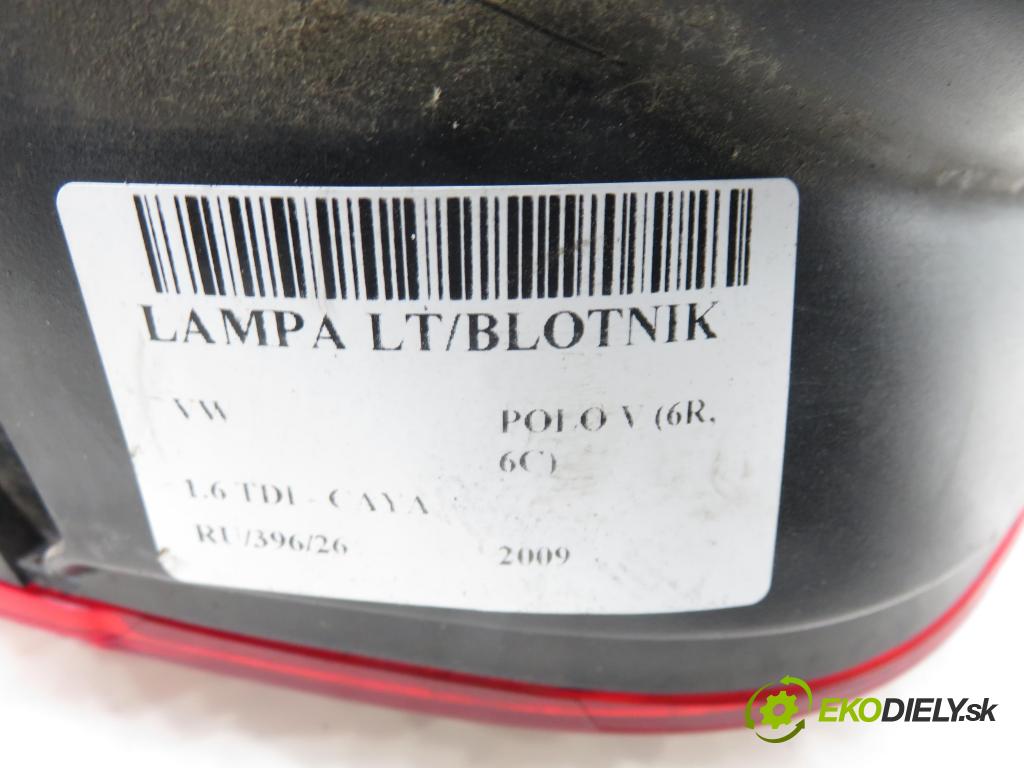 VW POLO (6R, 6C) HB 2009 55,00 1.6 TDI - CAYA 1598,00 světlo levé zadní 6R0945095A