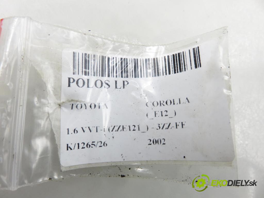 TOYOTA COROLLA (_E12_) HB 2002 81,00 1.6 VVT-i (ZZE121_) - 3ZZ-FE 1598,00 Poloos LP 