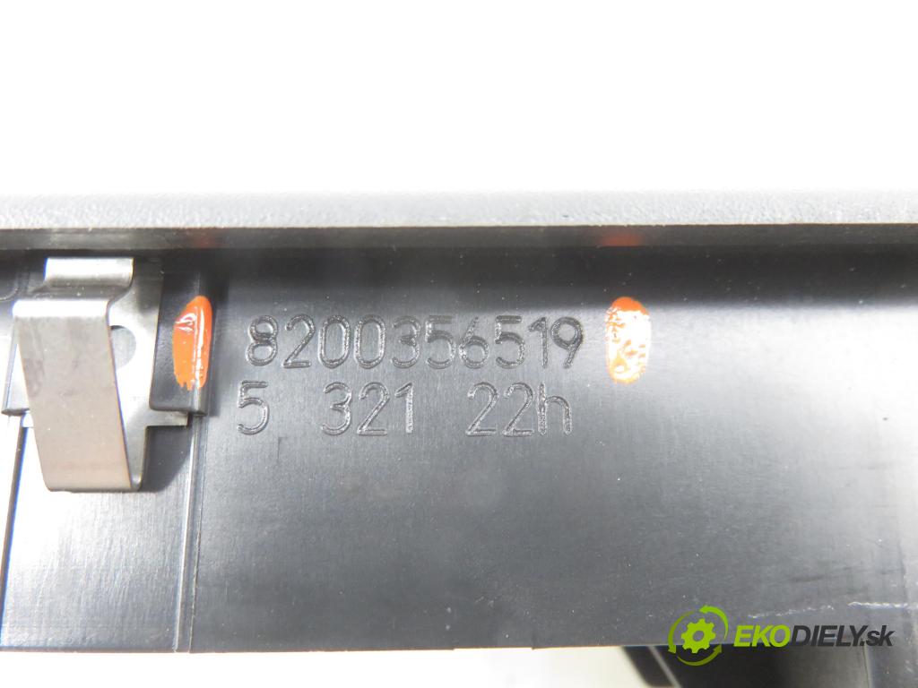 RENAULT CLIO III (BR0/1, CR0/1) HB 2005 55,00 1.2 16V 75 - D4F 740 1149,00 Panel ovládaní oken 8200356519