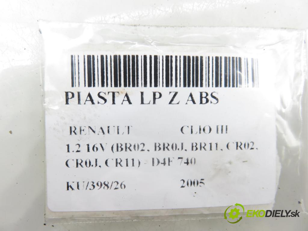 RENAULT CLIO III (BR0/1, CR0/1) HB 2005 55,00 1.2 16V 75 - D4F 740 1149,00 náboj LP ABS 