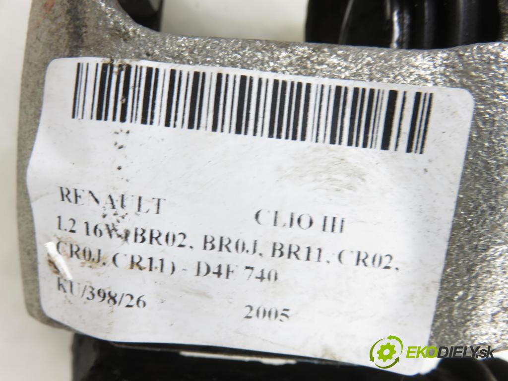 RENAULT CLIO III (BR0/1, CR0/1) HB 2005 55,00 1.2 16V 75 - D4F 740 1149,00 brzdič třmen LP 