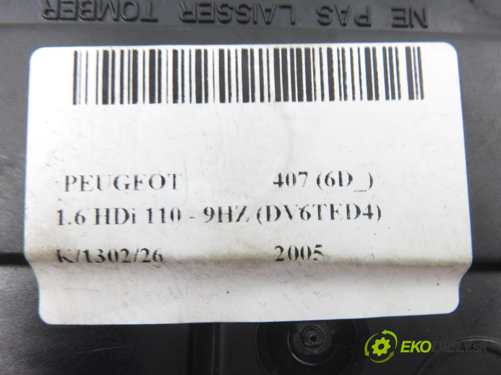 PEUGEOT 407 (6D_) SEDAN 2005 80,00 1.6 HDi 110 - 9HZ (DV6TED4) 1560,00 MODUL BSM S118983001J ; 9656086080
