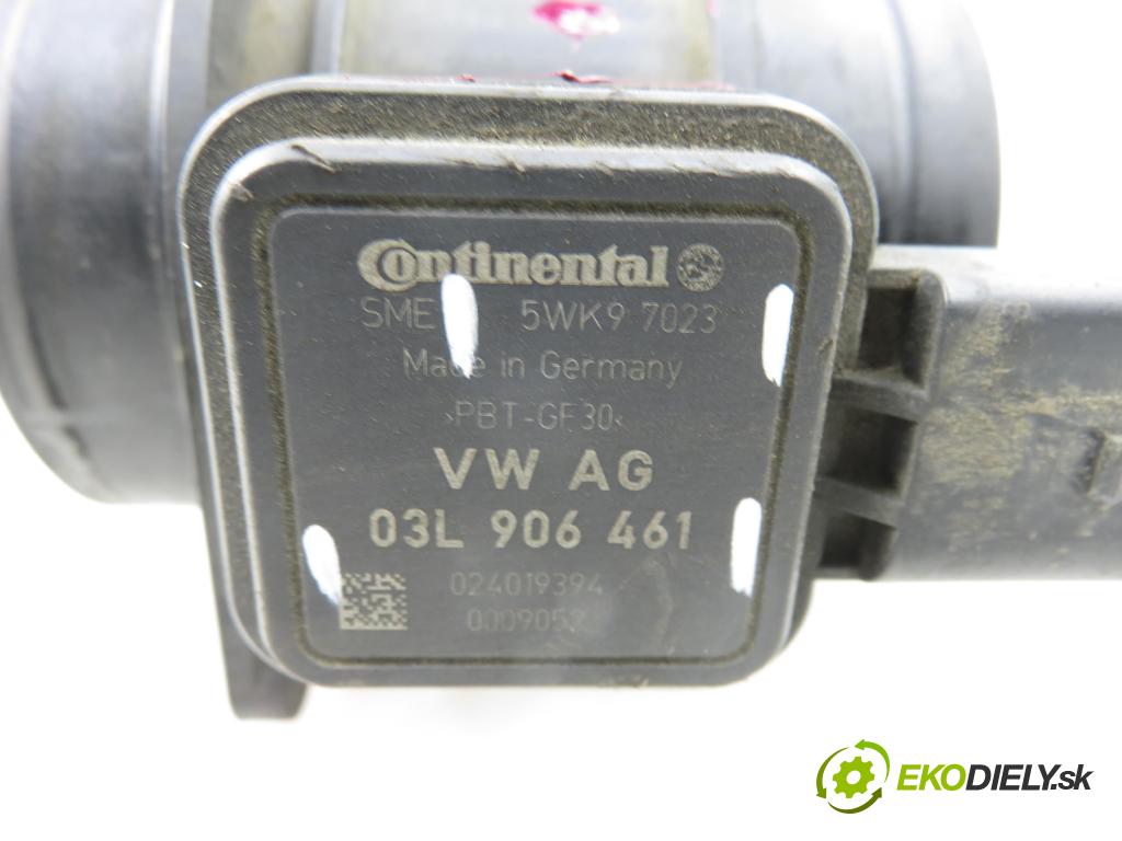 VW POLO (6R, 6C) HB 2009 55,00 1.6 TDI - CAYA 1598,00 váha vzduchu vzduchu 5WK97023 ; 03L906461
