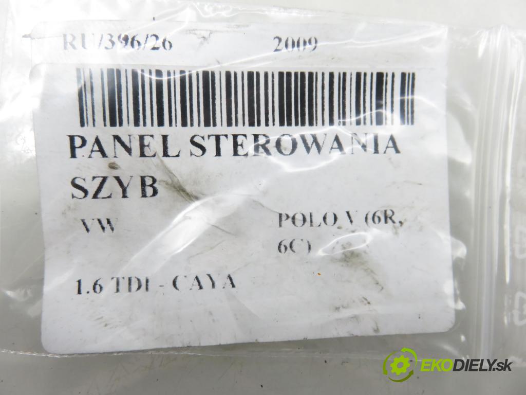 VW POLO (6R, 6C) HB 2009 55,00 1.6 TDI - CAYA 1598,00 Panel ovládaní oken 6R0867255 ; 1K3959857A