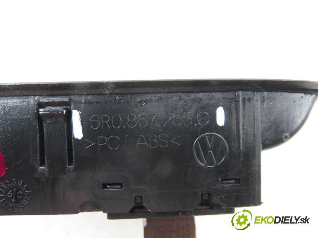 VW POLO (6R, 6C) HB 2009 55,00 1.6 TDI - CAYA 1598,00 Panel ovládaní oken 6R0867255 ; 1K3959857A