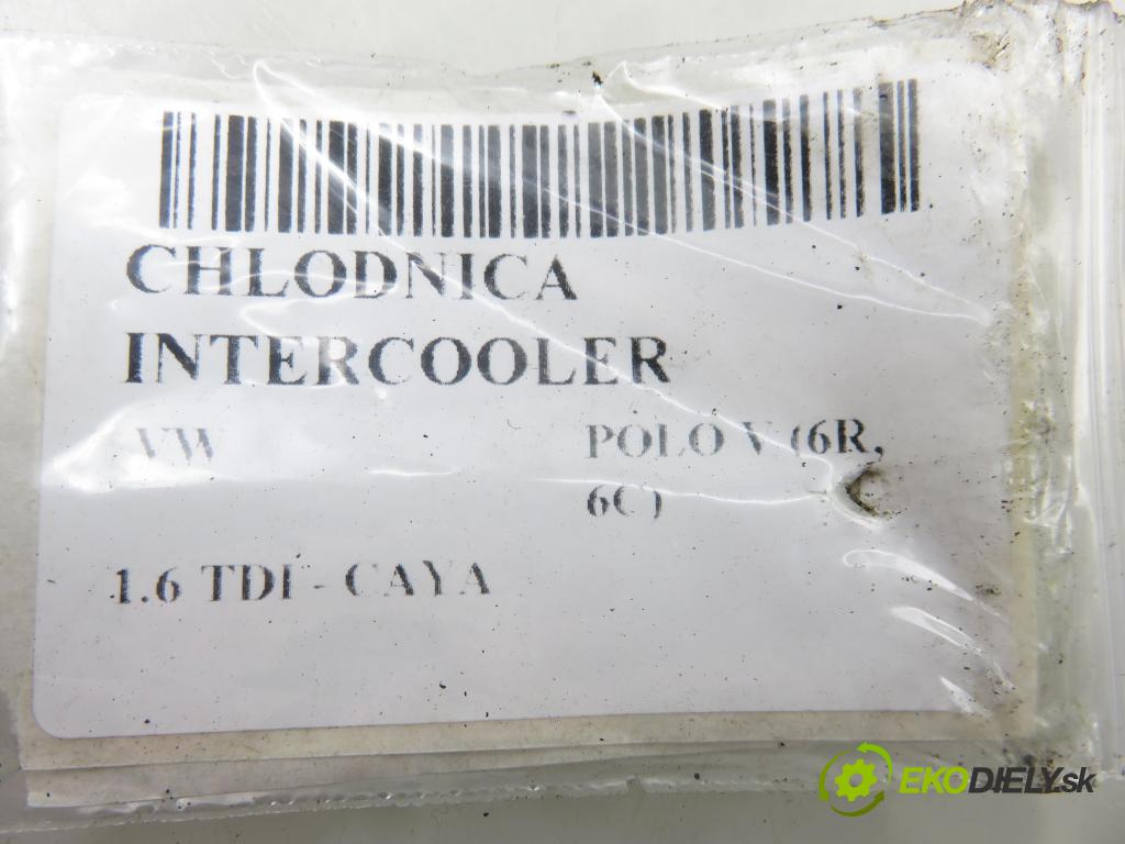 VW POLO (6R, 6C) HB 2009 55,00 1.6 TDI - CAYA 1598,00 chladič intercooler 6R0145805