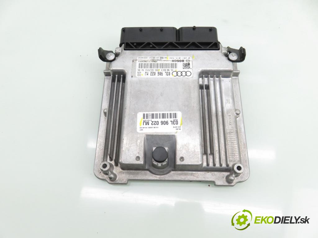 AUDI A4 (8K2, B8) SEDAN 2009 105,00 2.0 TDI - CAGA 1968,00 Riadiaca jednotka Motor 03L906022MJ ; 03L906022B ; 0281015584