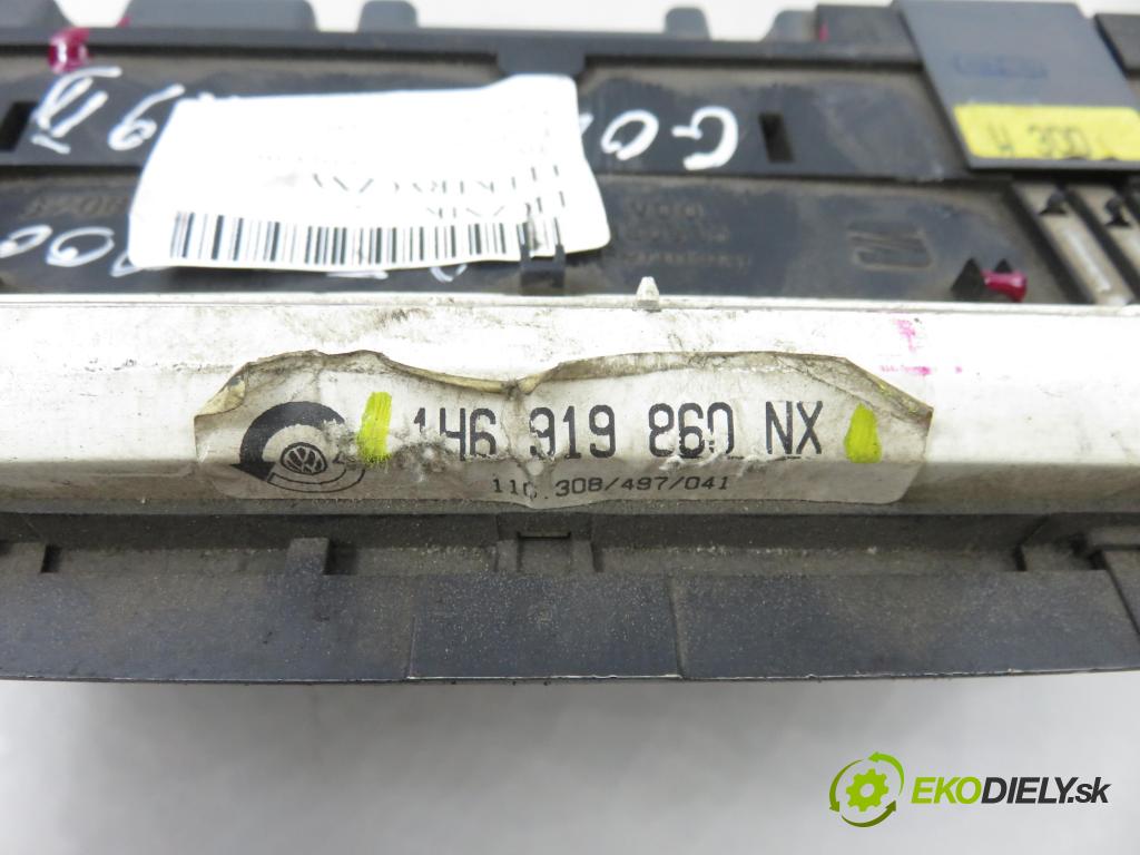 VW GOLF III (1H1) HB 1995 66,00 1.9 TDI 90 - 1Z 1896,00 prístrojovka elektrický 1H6919860NX