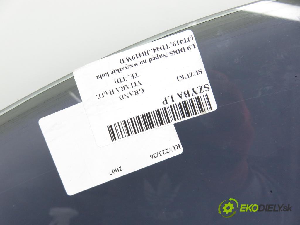 SUZUKI GRAND VITARA II (JT, TE, TD) SUV 2007 95,00 1.9 DDiS Napęd na wszystkie koła (JT419, TD44, JB4 1870,00 Okno LP