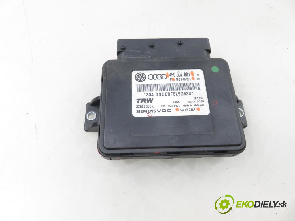 AUDI A6 Avant (4F5, C6) KOMBI 2005 132,00 2.7 TDI - BPP 2698,00 řídící jednotka brzdy MANUÁL 4F0907801 ; 4F0910801 ; 5WK32443