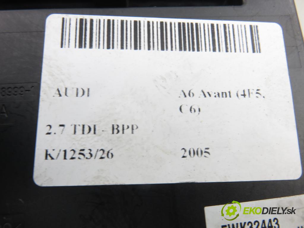 AUDI A6 Avant (4F5, C6) KOMBI 2005 132,00 2.7 TDI - BPP 2698,00 řídící jednotka brzdy MANUÁL 4F0907801 ; 4F0910801 ; 5WK32443