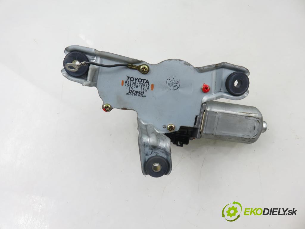 TOYOTA COROLLA (_E12_) HB 2003 71,00 1.4 VVT-i 97 (ZZE120) - 4ZZ-FE 1398,00 motorek stěrače ZADNÍ: 8513002020 ; 1592006210