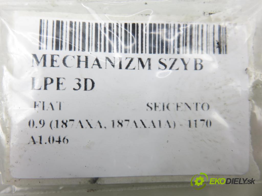 FIAT SEICENTO / 600 (187_) HB 1998 29,00 0.9 39 - 1170 A1.046 899,00 mechanismus oken 3D 46512304