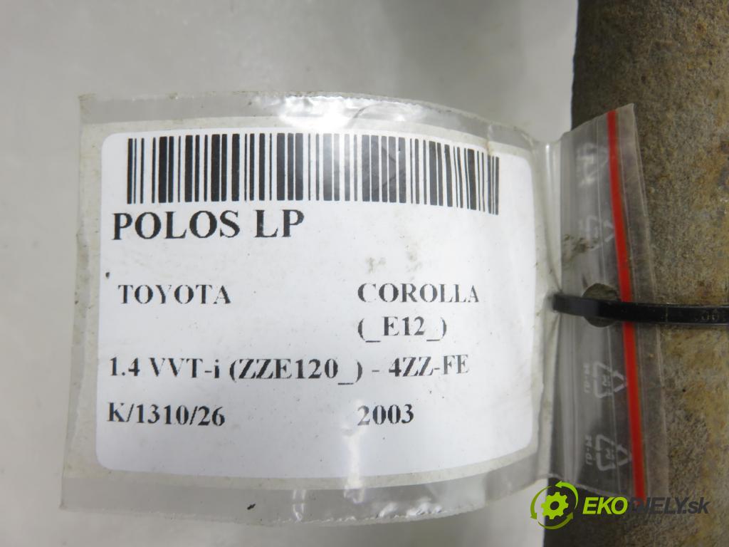 TOYOTA COROLLA (_E12_) HB 2003 71,00 1.4 VVT-i 97 (ZZE120) - 4ZZ-FE 1398,00 Poloos LP