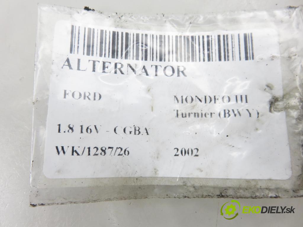 FORD MONDEO III Turnier (BWY) KOMBI 2002 81,00 1.8 16V - CGBA 1798,00 Alternátor 1S7TCD (Alternátor)