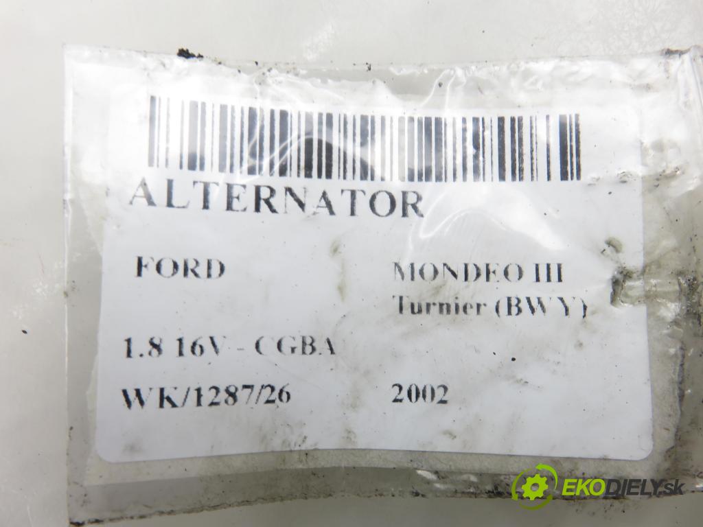 FORD MONDEO III Turnier (BWY) KOMBI 2002 81,00 1.8 16V - CGBA 1798,00 Alternátor 1S7TCD (Alternátor)