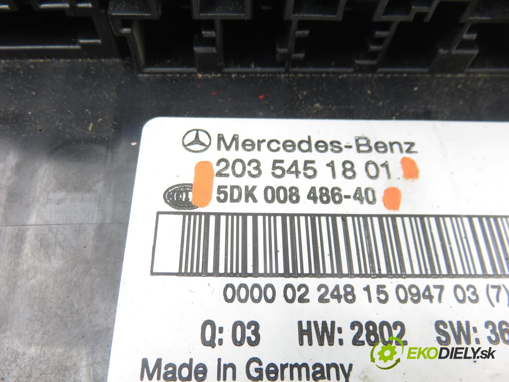 MERCEDES-BENZ KLASA C T-Model (S203) KOMBI 2003 160,00 C 320 (203.264) - M 112.946 3199,00 MODUL SAM 5DK00848640 ; 2035451801
