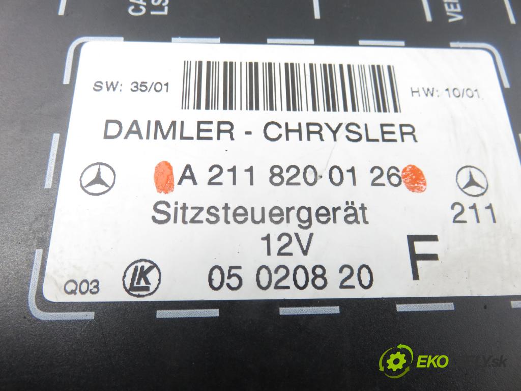 MERCEDES-BENZ KLASA C T-Model (S203) KOMBI 2003 160,00 C 320 (203.264) - M 112.946 3199,00 řídící jednotka / MODUL INNE A2118200126