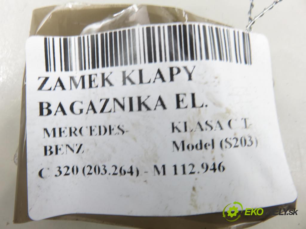 MERCEDES-BENZ KLASA C T-Model (S203) KOMBI 2003 160,00 C 320 (203.264) - M 112.946 3199,00 zámok dveří kufr EL. A2037400235