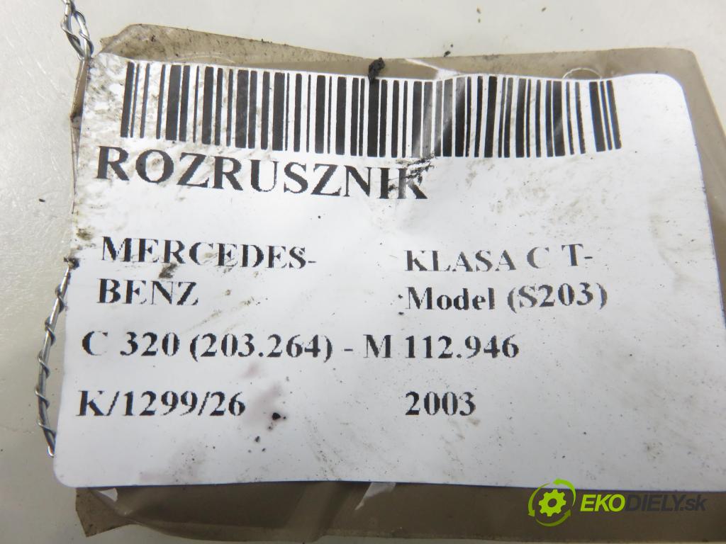MERCEDES-BENZ KLASA C T-Model (S203) KOMBI 2003 160,00 C 320 (203.264) - M 112.946 3199,00 Štartér 0001108197 ; A0051516501 (Štartér)
