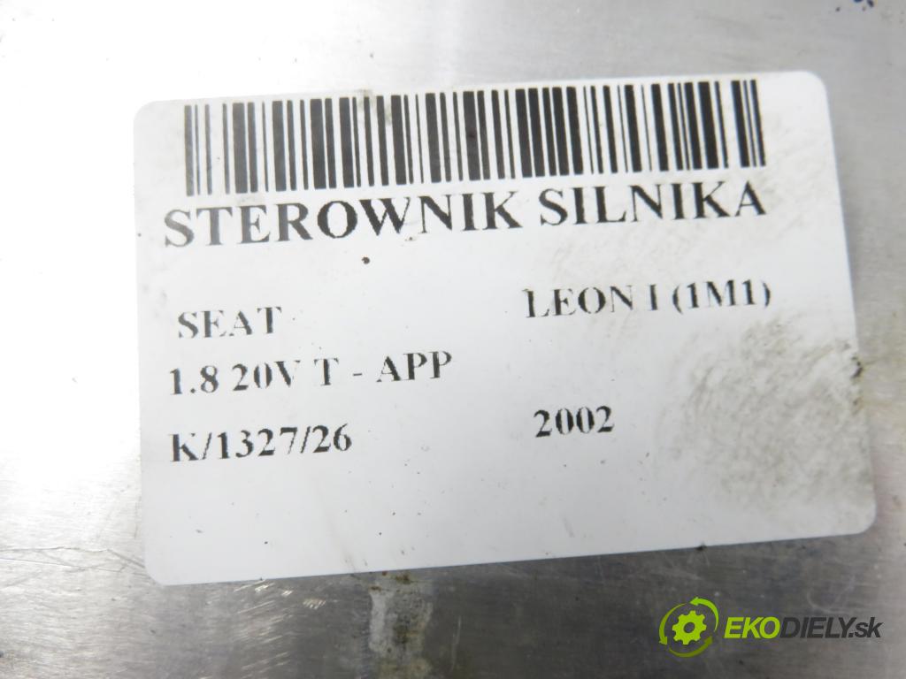 SEAT LEON (1M1) HB 2002 132,00 1.8 20V T - APP 1781,00 řídící jednotka motora 0261206545 ; 06A906032T