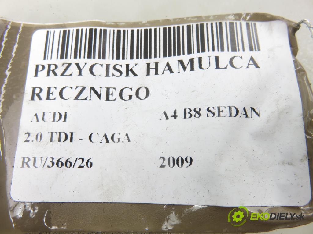 AUDI A4 (8K2, B8) SEDAN 2009 105,00 2.0 TDI - CAGA 1968,00 vypínač brzdy MANUÁL 8K1927225B