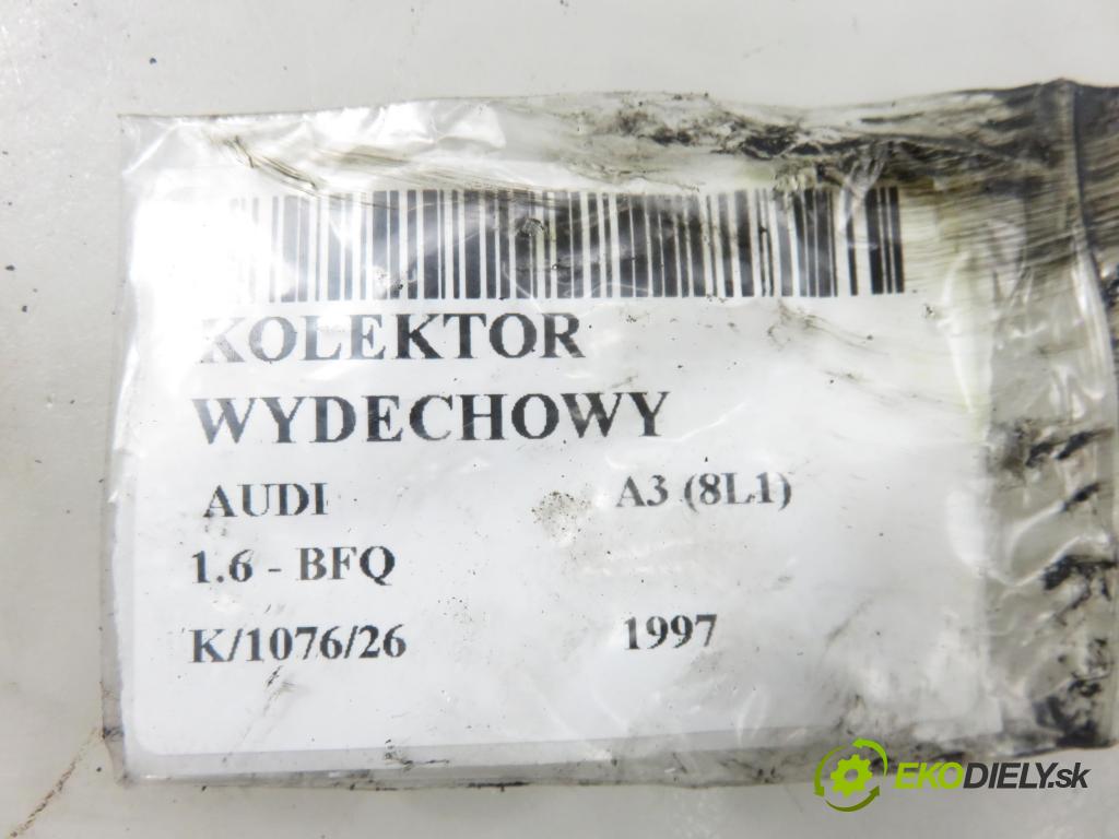 AUDI A3 (8L1) HB 1997 75,00 1.6 8V 102 - BFQ 1595,00 potrubí VYČERPAT: 06A253033P (Výfukové potrubí)