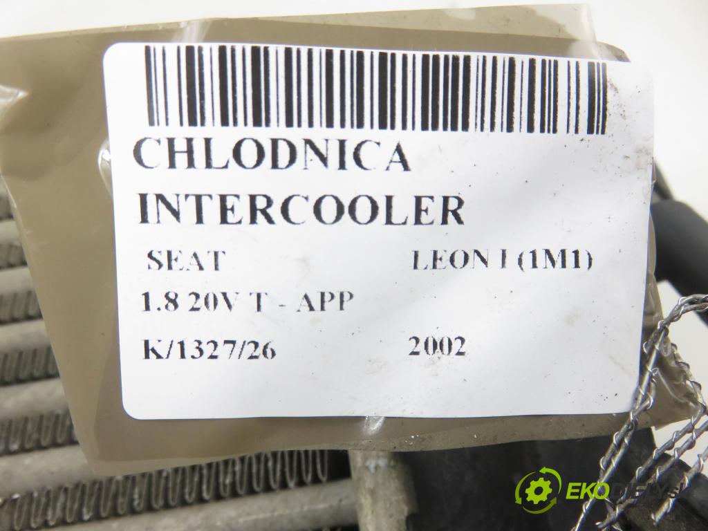 SEAT LEON (1M1) HB 2002 132,00 1.8 20V T - APP 1781,00 chladič intercooler 1J0145803A