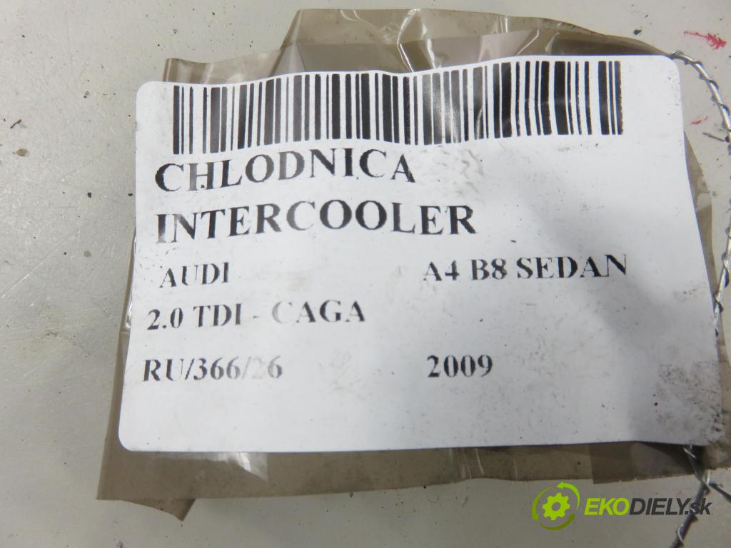 AUDI A4 (8K2, B8) SEDAN 2009 105,00 2.0 TDI - CAGA 1968,00 chladič intercooler 8K0145805G