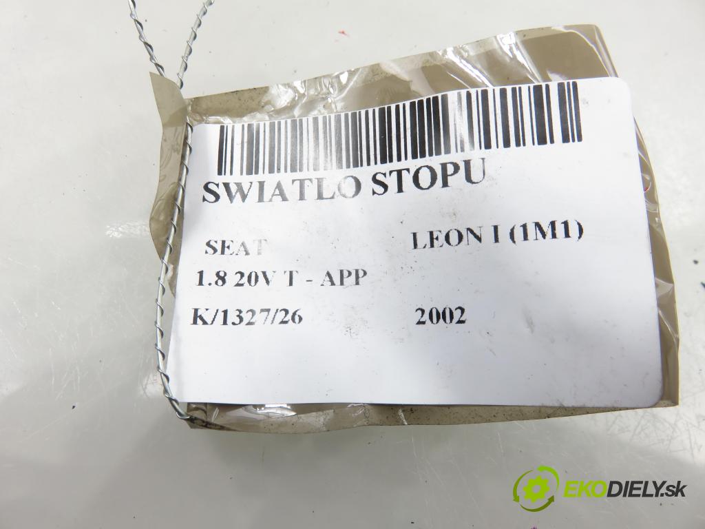 SEAT LEON (1M1) HB 2002 132,00 1.8 20V T - APP 1781,00 SVĚTLO bŕzd 1K6945097F