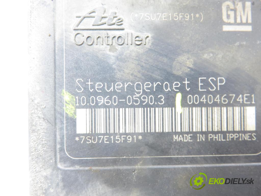 OPEL ZAFIRA B (A05) MINIVAN 2007 88,00 1.9 CDTI 8V 120 - Z 19 DT 1910,00 pumpa ABS 10096005903 ; 13244860BJ ; 10020602874 (Pumpa ABS)