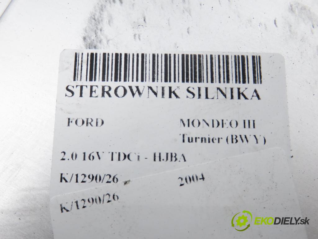 FORD MONDEO III Turnier (BWY) KOMBI 2004 85,00 2.0 16V TDCi 115 - HJBA 1998,00 řídící jednotka motora 4S7112A650KC
