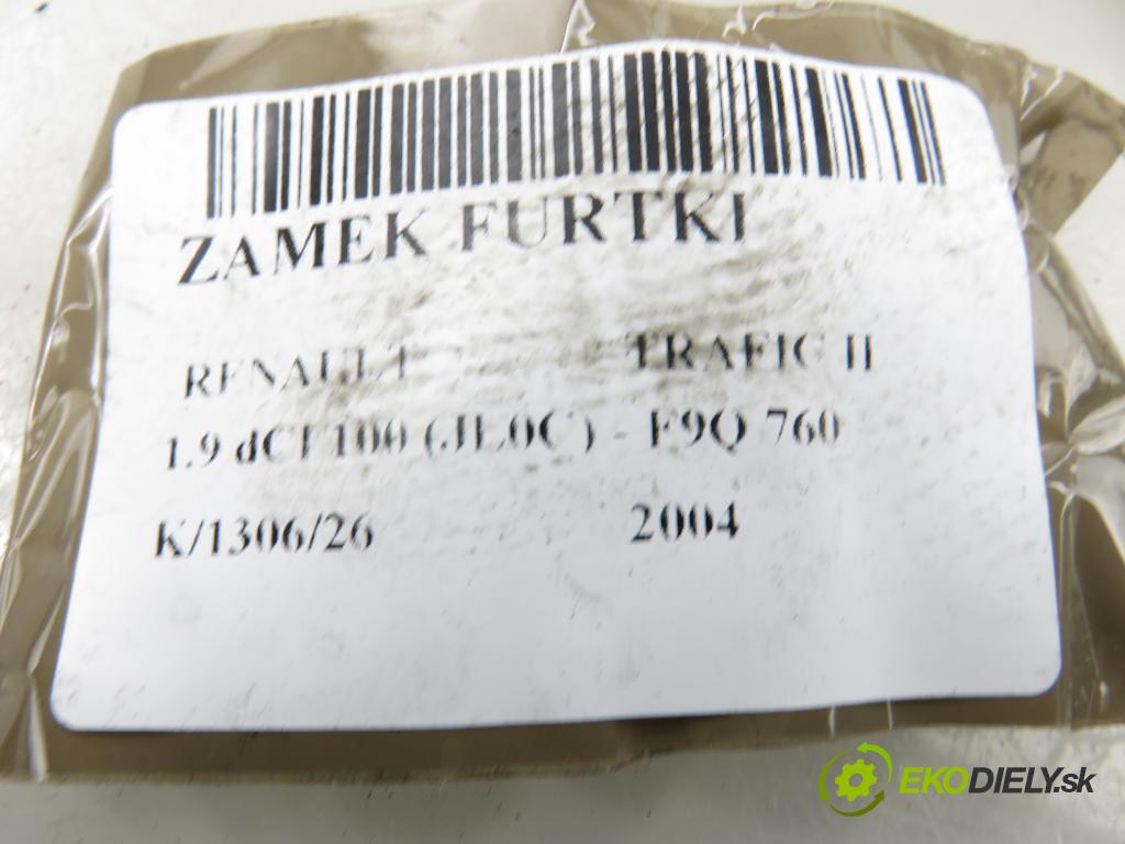 RENAULT TRAFIC II Autobus (JL) BUS 2004 74,00 1.9 dCI 100 (JL0C) - F9Q 760 1870,00 zámok BRÁNKY 8200020187 ; 91166231