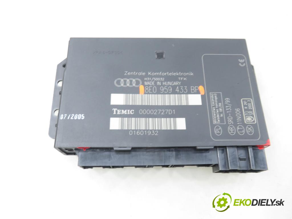 AUDI A4 (8EC, B7) SEDAN 2005 85,00 1.9 TDI - BKE 1896,00 MODUL komfortu 8E0959433BP