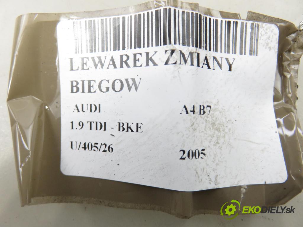 AUDI A4 (8EC, B7) SEDAN 2005 85,00 1.9 TDI - BKE 1896,00 ZVEDÁK: