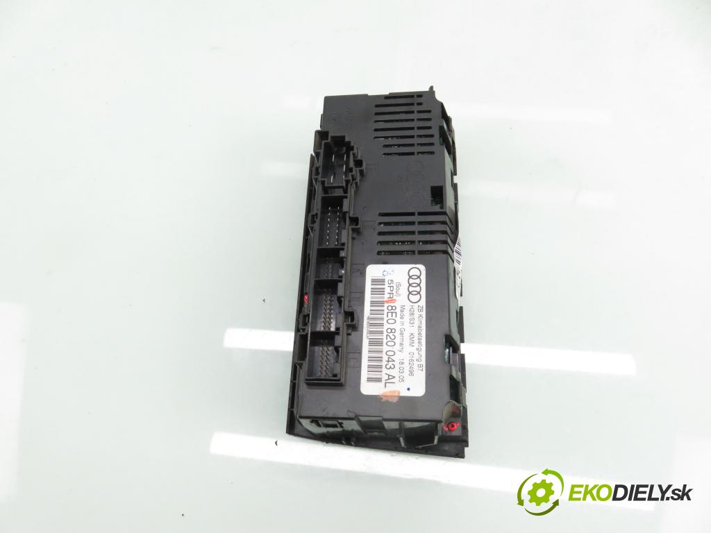 AUDI A4 (8EC, B7) SEDAN 2005 85,00 1.9 TDI - BKE 1896,00 Panel topení KLIMATRONIK 8E0820043AL