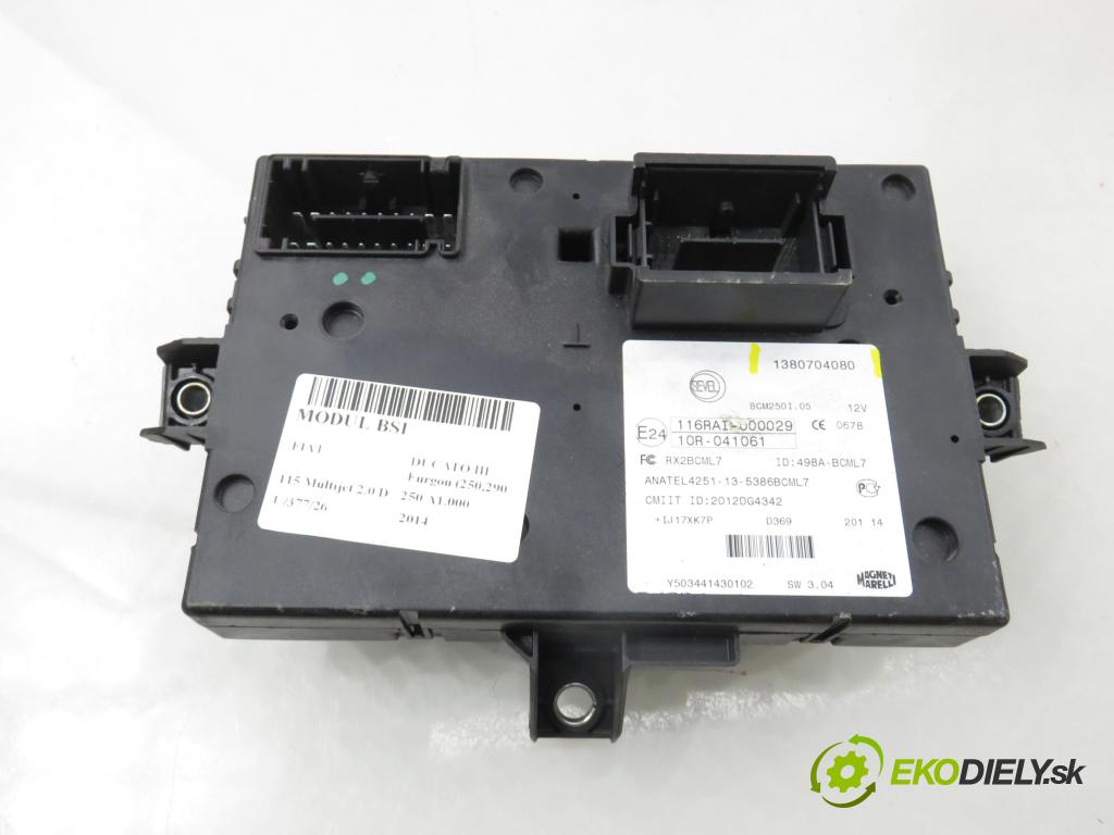 FIAT DUCATO Furgon (250_, 290_) FURGON 2014 85,00 115 Multijet 2.0 D - 250 A1.000 1956,00 MODUL BSI 1380704080