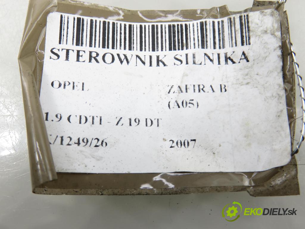 OPEL ZAFIRA B (A05) MINIVAN 2007 88,00 1.9 CDTI 8V 120 - Z 19 DT 1910,00 Riadiaca jednotka Motor 0281014452 ; 55566279
