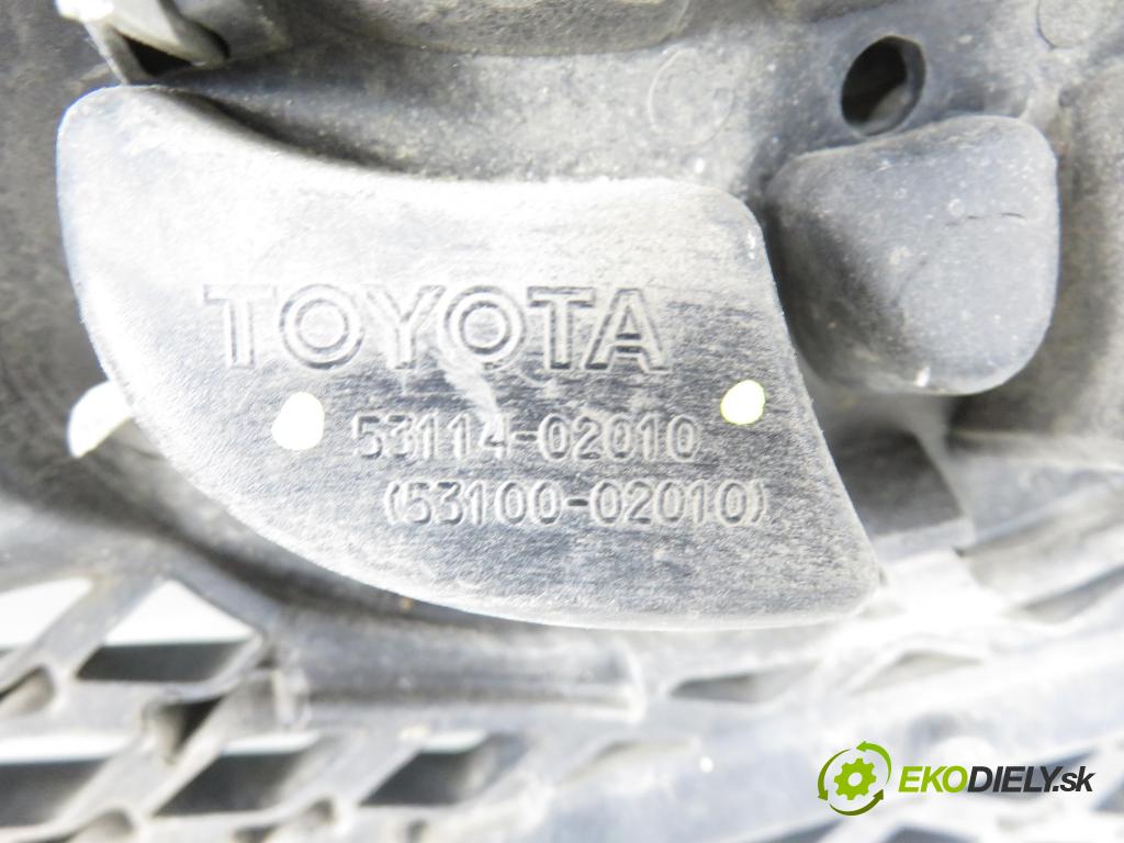 TOYOTA COROLLA (_E12_) HB 2002 81,00 1.6 VVT-i (ZZE121_) - 3ZZ-FE 1598,00 mřížka / maska 5311402010