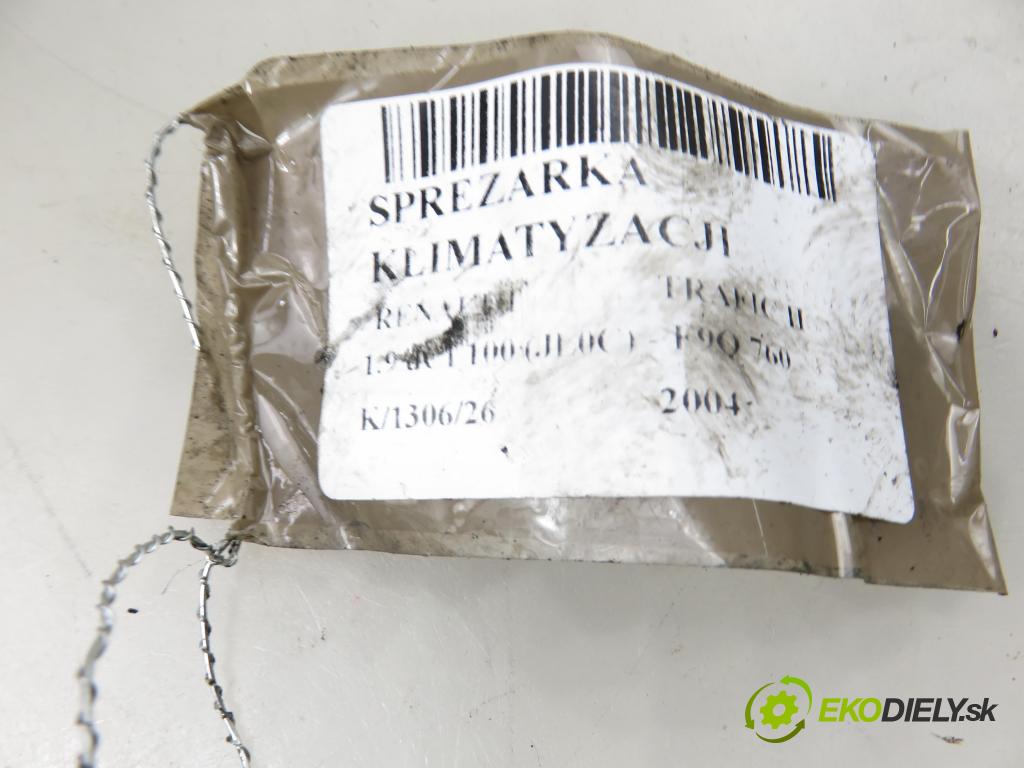 RENAULT TRAFIC II Autobus (JL) BUS 2004 74,00 1.9 dCI 100 (JL0C) - F9Q 760 1870,00 KOMPRESOR: klimatizace 1135309 (Kompresor klimatizace)