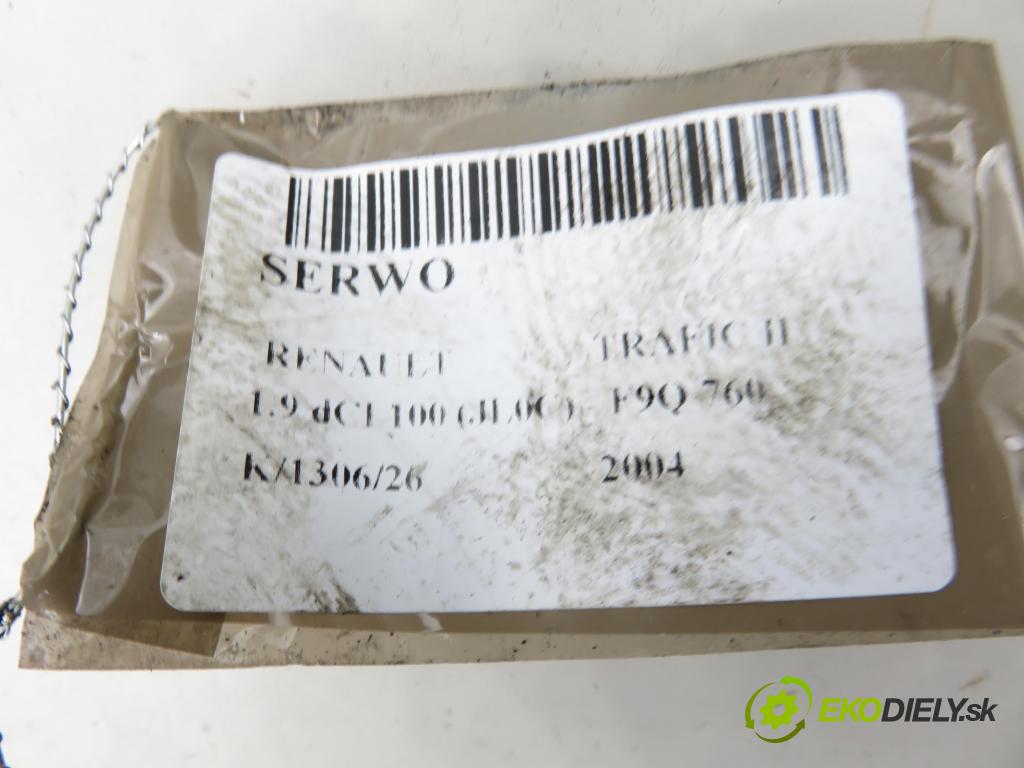 RENAULT TRAFIC II Autobus (JL) BUS 2004 74,00 1.9 dCI 100 (JL0C) - F9Q 760 1870,00 posilovač 8200300847 ; 93852216 (Servočerpadlo)