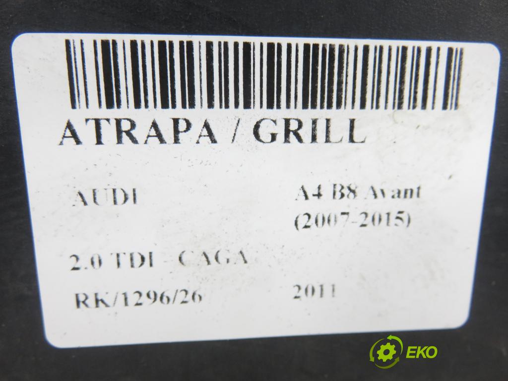 AUDI A4 Avant (8K5, B8) KOMBI 2011 105,00 2.0 TDI - CAGA 1968,00 mřížka / maska 8K0853651