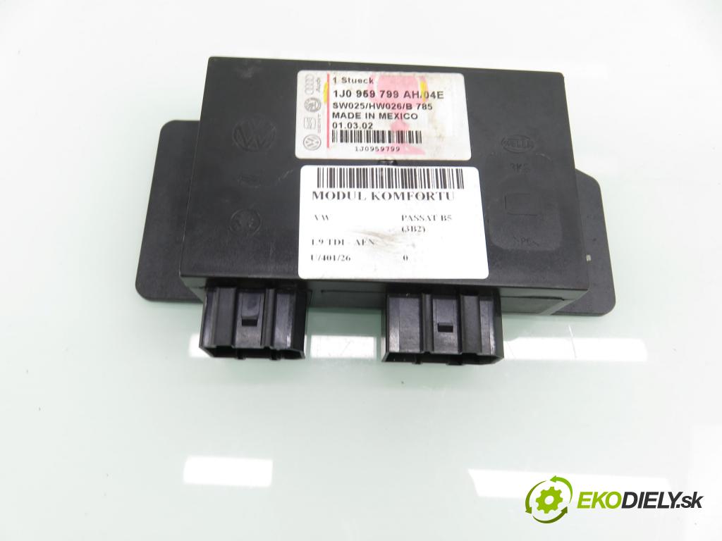 VW PASSAT B5 (3B2) SEDAN 1998 81,00 1.9 TDI 110 - AFN 1896,00 MODUL komfortu 1J0959799AH