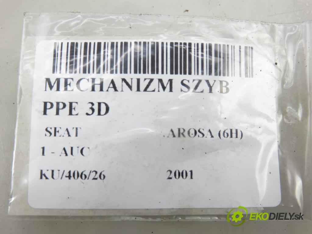 SEAT AROSA (6H) HB 2001 37,00 1 - AUC 999,00 mechanismus oken PPE 3D 6X0959801A