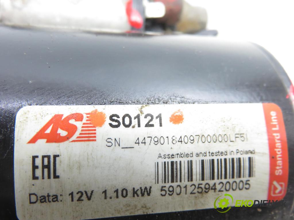 PEUGEOT 107 (PM_, PN_) HB 2007 50,00 1.0 68 - CFA (1KR) 998,00 Štartér S0121 (Štartér)