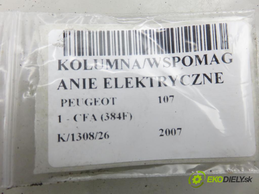 PEUGEOT 107 (PM_, PN_) HB 2007 50,00 1.0 68 - CFA (1KR) 998,00 SLOUPEC / PODPORA elektrický 896500H010 ; 1608000252