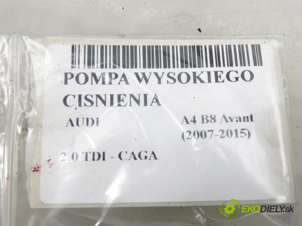 AUDI A4 Avant (8K5, B8) KOMBI 2011 105,00 2.0 TDI - CAGA 1968,00 pumpa vysokého TLAK: 0445010507 ; 03L130755 ; 0928400706