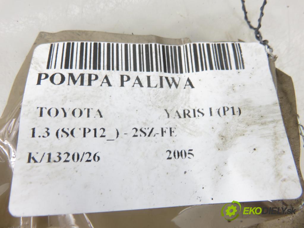 TOYOTA YARIS (_P1_) HB 2005 64,00 1.3 (SCP12_) - 2SZ-FE 1298,00 Pumpa paliva 770200D010A