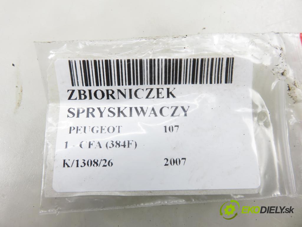 PEUGEOT 107 (PM_, PN_) HB 2007 50,00 1 - CFA (384F) 998,00 Nádržka ostrekovačov 0004016 (Kľučka dverí ostatné)